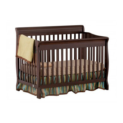 Stork Craft Modena 4 in 1 Fixed Side Convertible Crib - Finish: Espresso at Sears.com