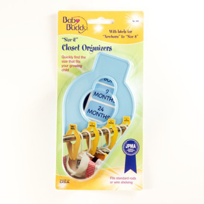 Baby Buddy Closet Organizer 5ct - Color: Blue at Sears.com