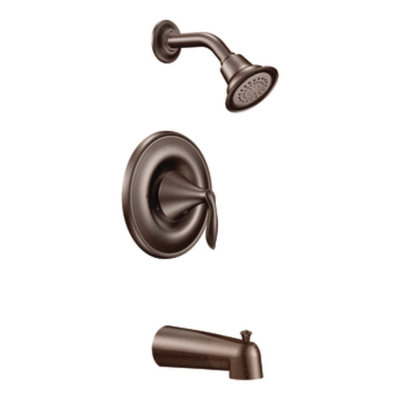 Moen Eva Posi-Temp Pressure Balance Tub and Shower Faucet - Finish: Oil Rubbed Bronze at Sears.com