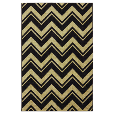 Mohawk Strata Neutral Lascala Chevron Stripe Rug - Rug Size: 60" x 96" at Sears.com