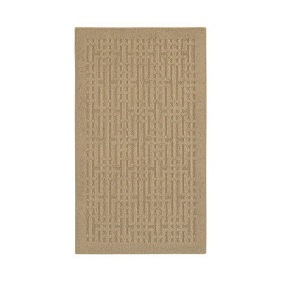 Mohawk Home Comforts Taupe Stacks Apple Butter Rug - Rug Size: 20" x 34" at Sears.com