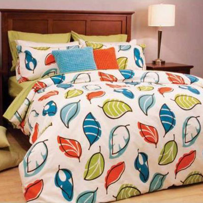 Daniadown Laurel Duvet Cover and Pillowcase Set - Color: Aqua, Size: King at Sears.com