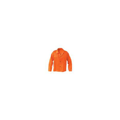 John Tillman & Co 30" Hi-Viz Orange 9 Ounce Westex Proban FR7A Cotton Flame Retardant Jacket With Snap Front Closure at Sears.com