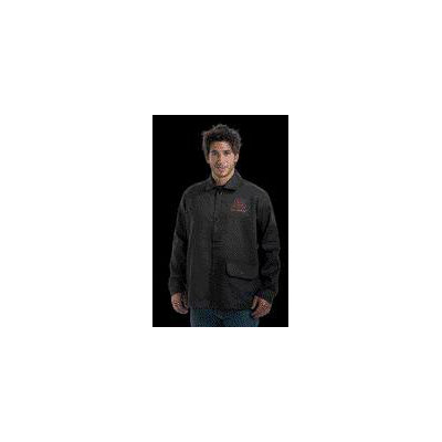 John Tillman & Co 30" Black 9 Ounce Westex Proban FR7A Cotton Flame Retardant Jacket With Snap Front Closure at Sears.com