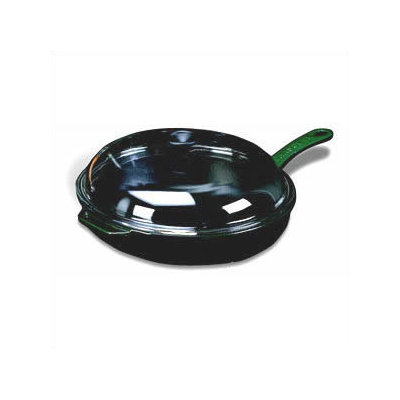 Paderno World Cuisine Cast Iron 11" Non-Stick Skillet with Lid - Color: Yellow at Sears.com
