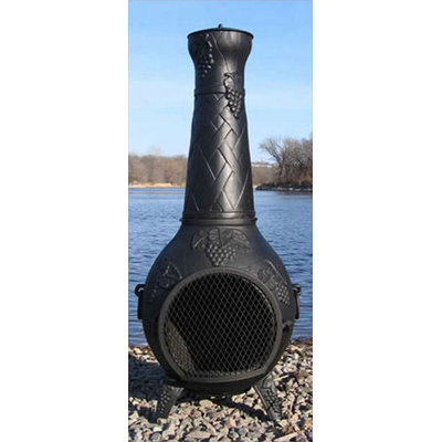 THE BLUE ROOSTER Grape Style Chiminea - Finish: Charcoal at Sears.com