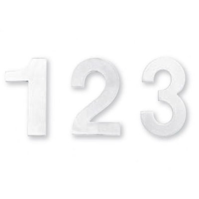 INOX Concealed Bolt Fixing Door Numeral - Size: 3", Finish: Satin Stainless Steel, Number: 6 at Sears.com