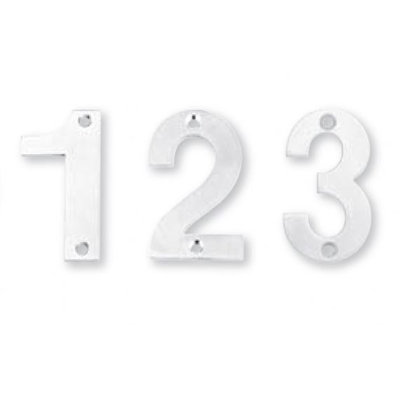 INOX Face Fixing Door Numeral - Size: 3", Finish: Satin Stainless Steel, Number: 4 at Sears.com