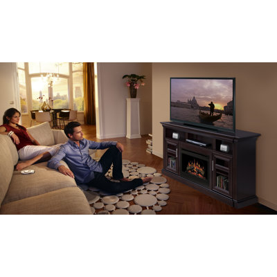 Dimplex Bailey 66" TV Stand with Electric Fireplace - Insert Style: Logs at Sears.com