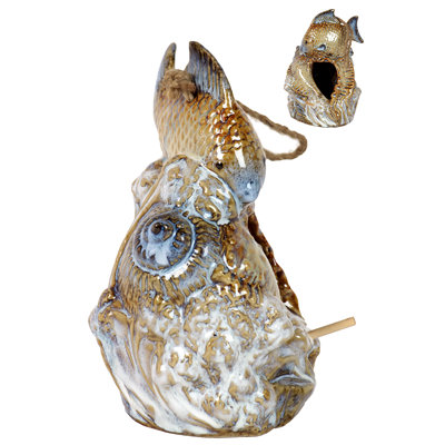 Urban Trends Ceramic Sea Shell Bird Feeder at Sears.com