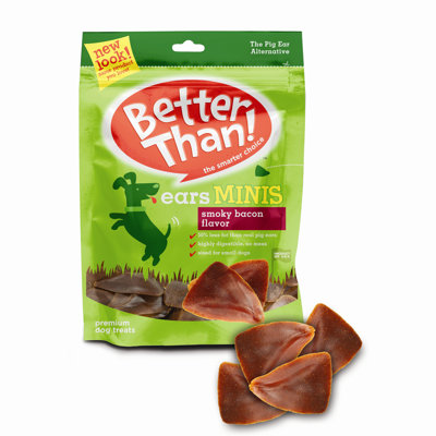 Better Than Ears Premium Dog Treats - Flavor: Smoky Bacon, Size: 9-Count Pouch, case of 7 at Sears.com