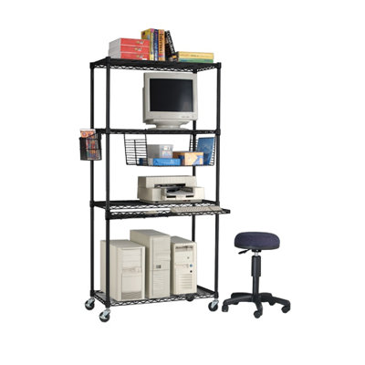 OFM LAN Station - Color: Black, Size: 48" x 18" at Sears.com
