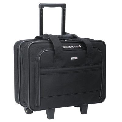 Solo Cases Ballistic Poly Rolling Laptop Portfolio in Black at Sears.com
