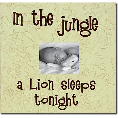 Forest Creations In the Jungle a Lion Sleeps Tonight Child Frame - Color: Sage at Sears.com