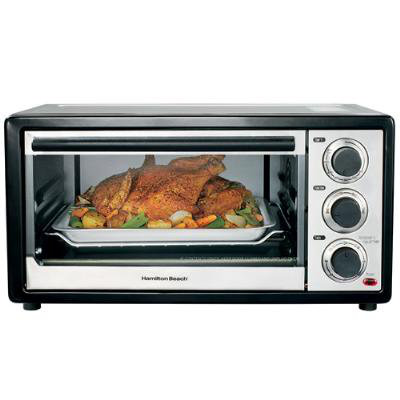 Hamilton Beach 6-Slice Convection Toaster Oven in Stainless Steel at Sears.com