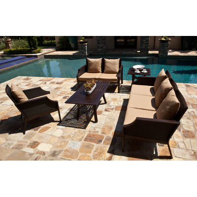 AIC Garden & Casual Hudson Love Deep Seating Chair with Cushion (Set of 2) at Sears.com