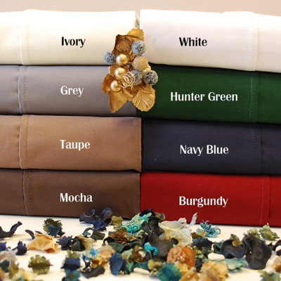 Simple Luxury 400 Thread Count Egyptian Cotton Solid Duvet Cover Set - Size: King / California King, Color: Sage at Sears.com