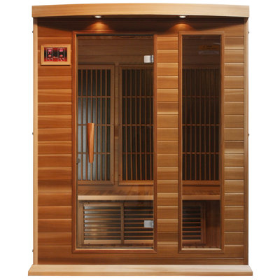 3 Person Far Infrared Carbon Cedar Sauna