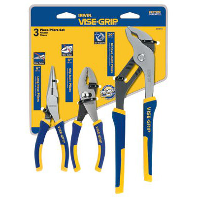 Irwin&nbsp; Vise-Grip -3 Pc. Proplier Sets 3 Piece Pro Plier Set(6''Long