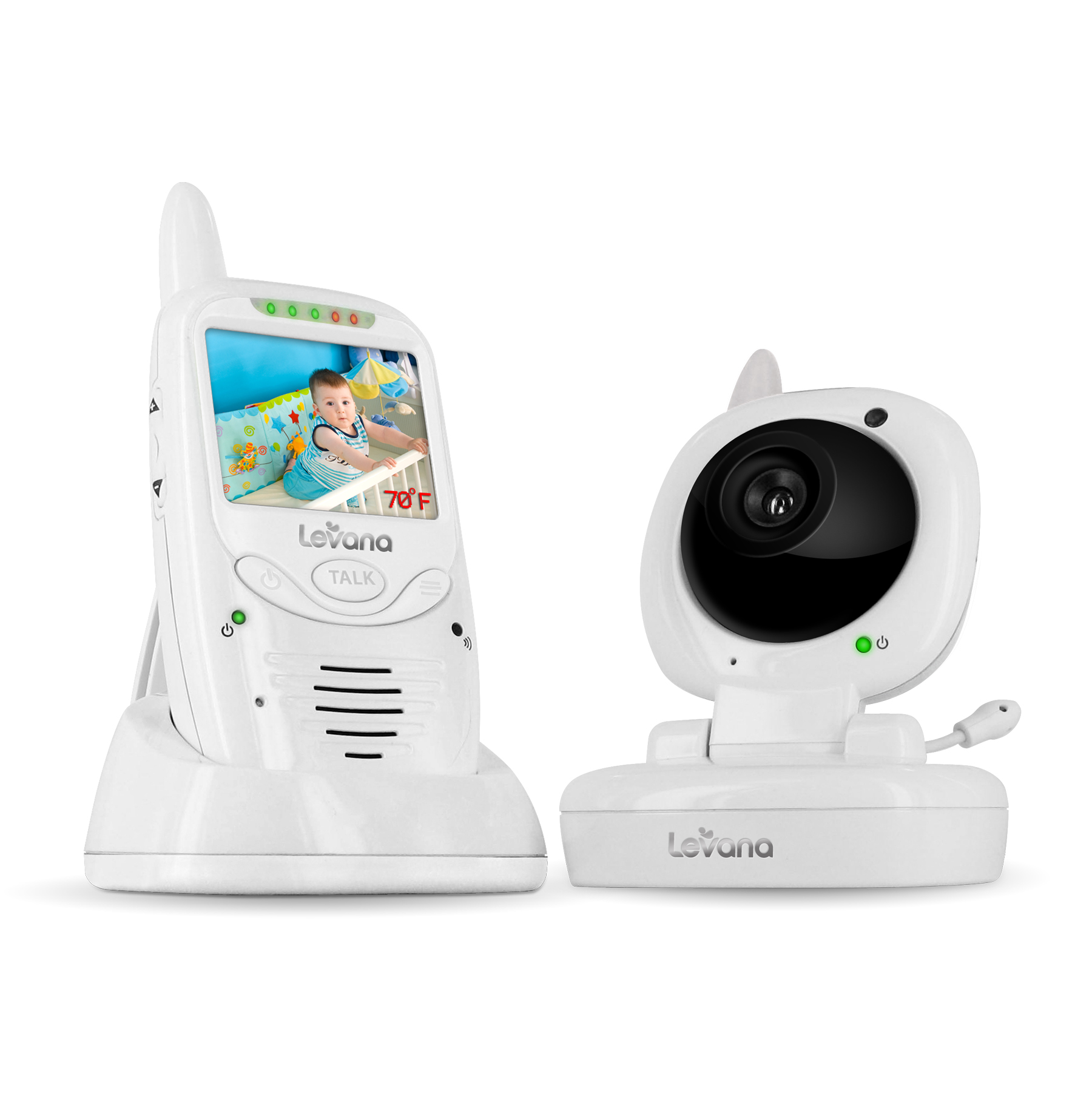 Levana Jena Digital Baby Video Monitor with 8 Hour Rechargeable Battery and Talk to Baby Intercom - 32111 at Sears.com