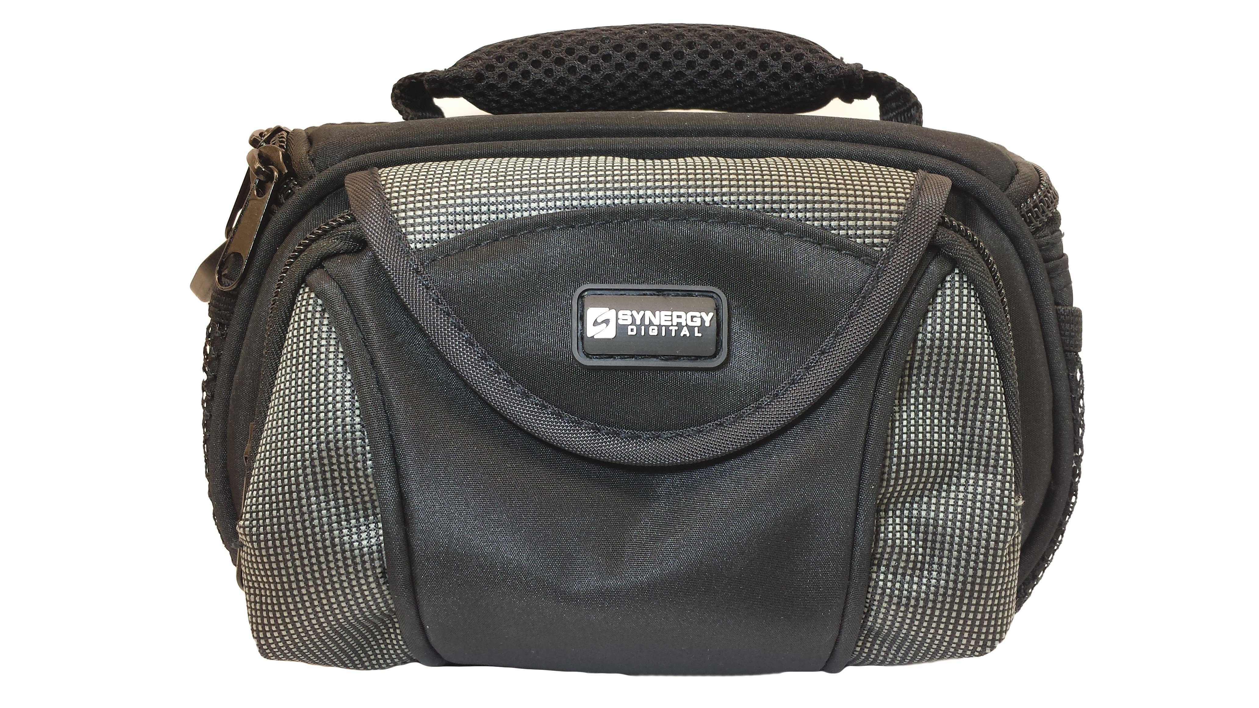 Synergy Digital Kodak Mini Video Camera Camcorder Case Camcorder and Digital Camera Case - Carry Handle & Adjustable Shoulder Strap - Black / Gr at Sears.com