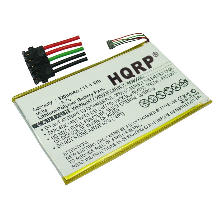 HQRP Battery for Barnes & Noble NOOK Color E-Book Ereader BNRV200 BNTV250A DR-NK02 6027B0090501 AVPB001-A110-01 Digital Book Reader at Sears.com