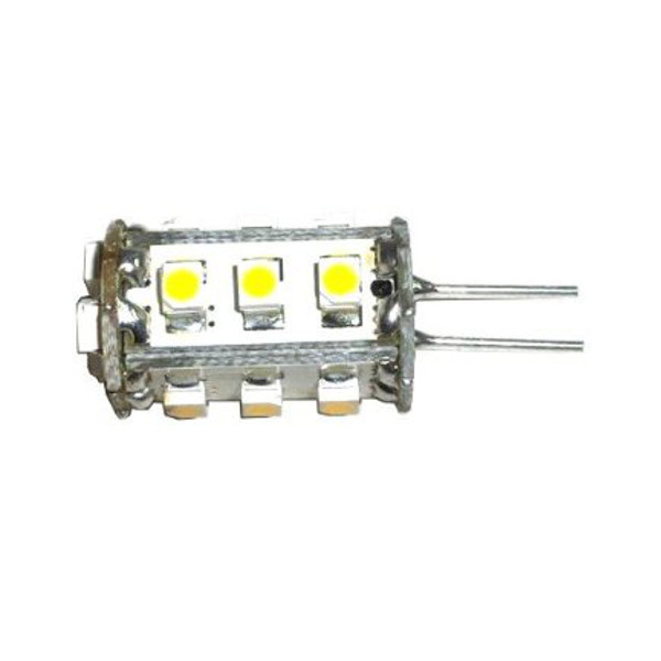 HQRP Tower Type G4 15 LEDs SMD 3528 LED Bulb Cool White 6000K 12V AC / DC 1.3W 105 Lumen at Sears.com