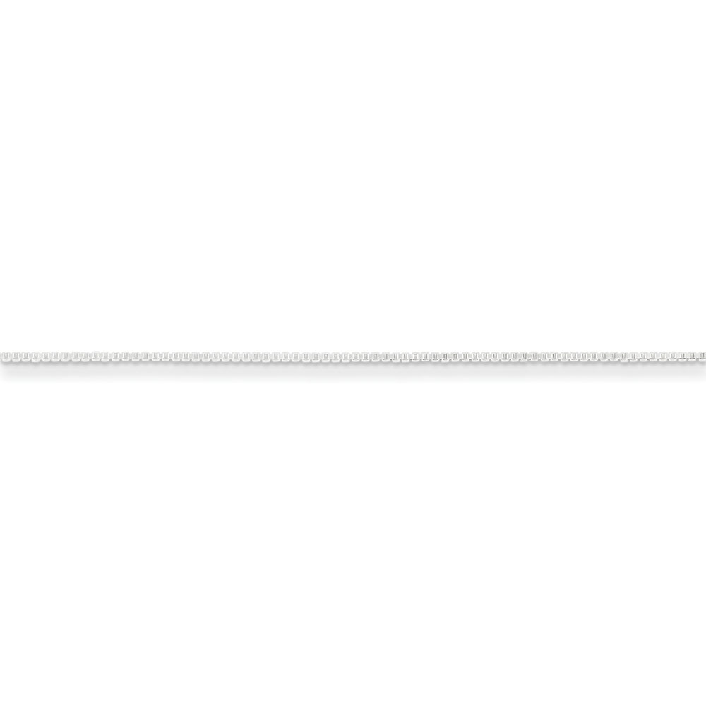 Jewelryweb Sterling Silver .6mm Box Chain Ankle Bracelet - 10 Inch - Spring Ring at Sears.com