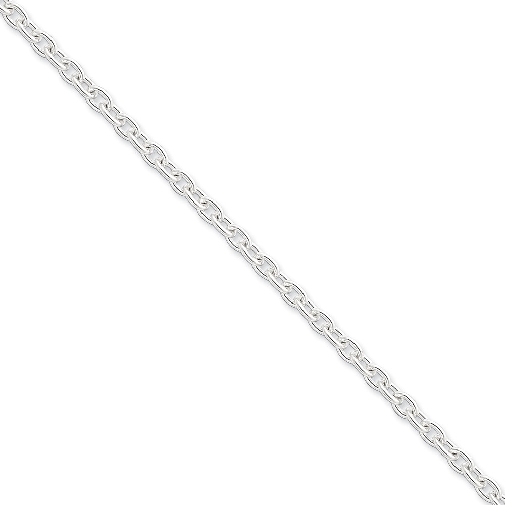 Jewelryweb Sterling Silver 4.5mm Cable Chain Bracelet - 8 Inch - Lobster Claw at Sears.com