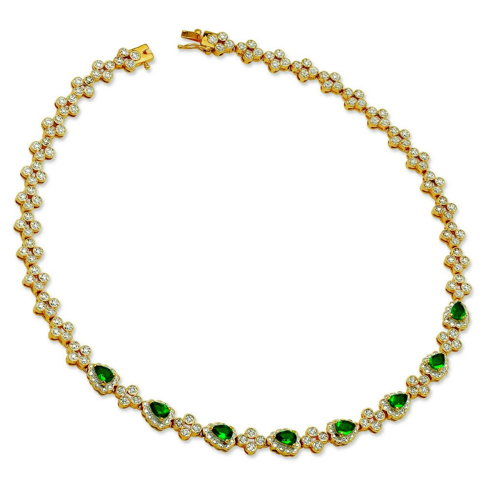Jewelryweb Emerald Drop Necklace at Sears.com