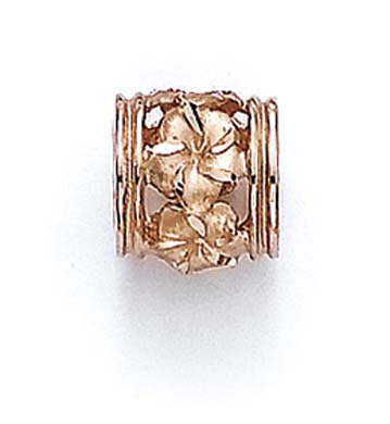 Jewelryweb 14k Rose Plumeria Barrel Slide at Sears.com