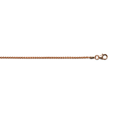 Jewelryweb 14k Rose Gold 1.7mm Wheat Necklace - 30 Inch at Sears.com