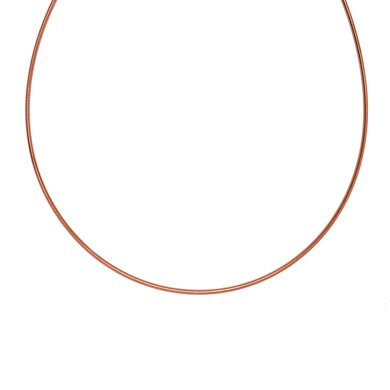 Jewelryweb 14k Rose Gold 1.5mm Round Omega Necklace - 16 Inch at Sears.com