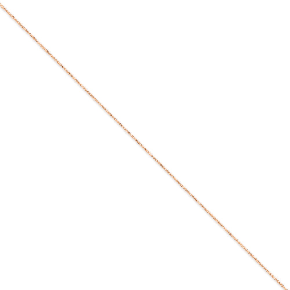 Jewelryweb 14K Rose Gold .7mm Ropa Chain Necklace - 20 Inch at Sears.com