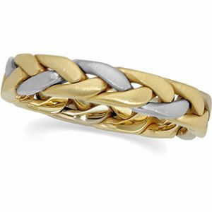 Jewelryweb 14k Yellow Gold Hand Woven Band Ring - Size 11 at Sears.com