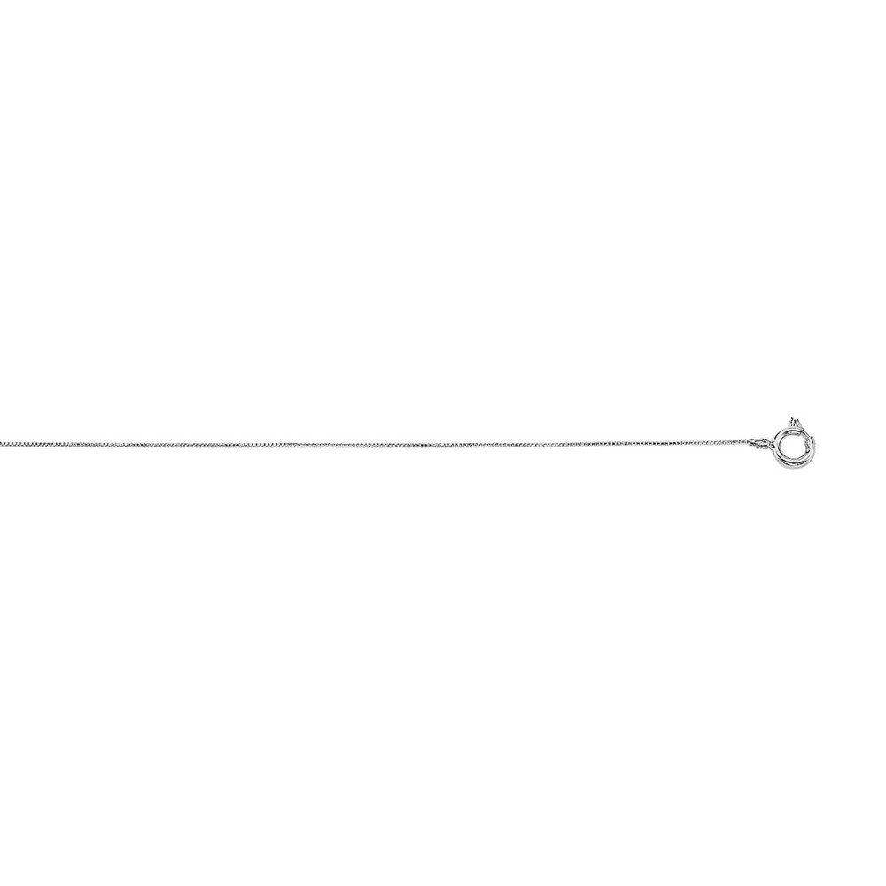 Jewelryweb 10k White Gold Box Chain Necklace - 20 Inch at Sears.com