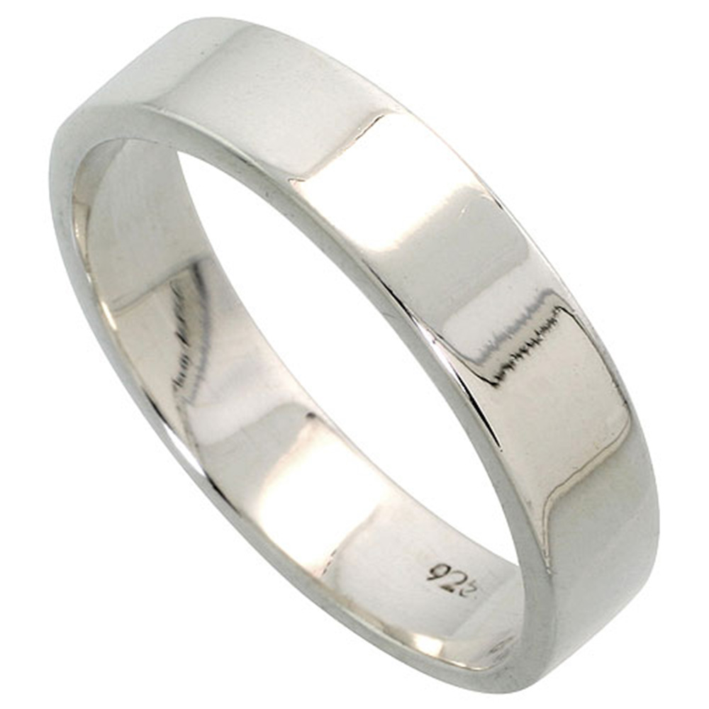 Sabrina Silver Sterling Silver 5 mm Flat Wedding Band Thumb Ring at Sears.com