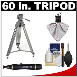 Sunpak 60" Pro M2 Heavy Duty Video Tripod with Fluid Head + Case with Accessory Kit at Sears.com