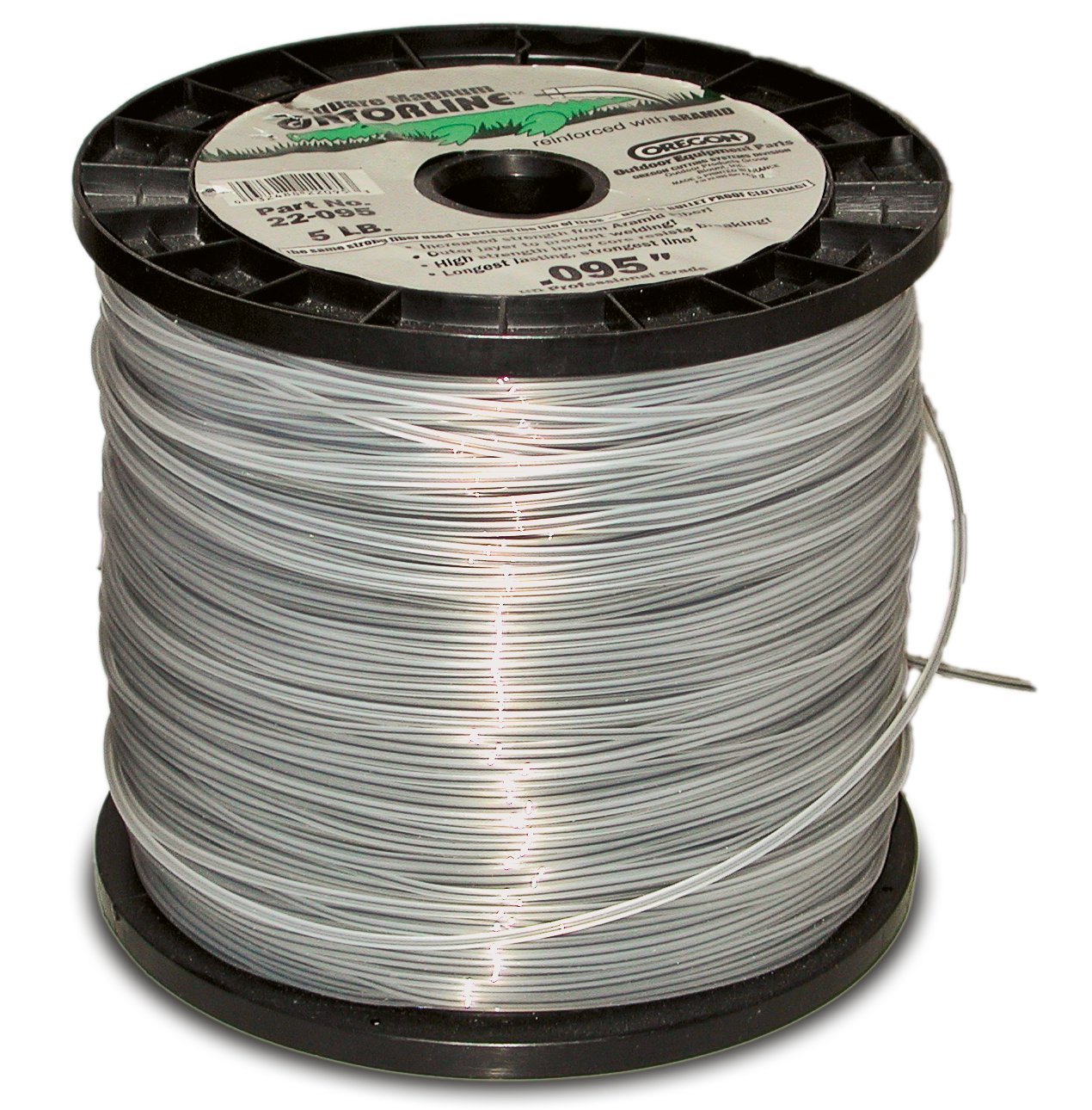 Oregon 22-095 Gatorline Heavy-Duty Professional Magnum 5-Pound Spool of .095-Inch-by-1134-Foot Square-Shaped String Trimmer Line at Sears.com