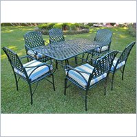International Caravan Ferini 7 Piece Diamond Lattice Patio Dining Set at Sears.com