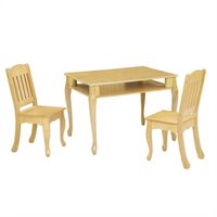 Teamson Design Teamson Kids Windsor Rectangle Table and Chairs Set in Natural at Sears.com