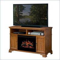 Dimplex Brookings Electric Fireplace  Media Console in Dark Oak at Sears.com
