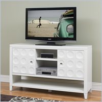 Martin Furniture Kathy Ireland by Martin Crescent  36" Tall TV Stand in White at Sears.com