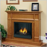 Real Flame Camden Gel Fireplace in Light Oak at Sears.com