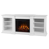 Real Flame Fresno Electric Fireplace TV Stand in White Finish at Sears.com