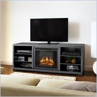 Real Flame Marco Electric TV Stand Fireplace in Black at Sears.com