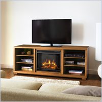 Real Flame Marco Electric TV Stand Fireplace in Walnut at Sears.com