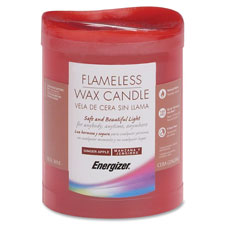 EVEREADY BATTERY CO INC Flameless Wax Candle 3"x3" Red at Sears.com