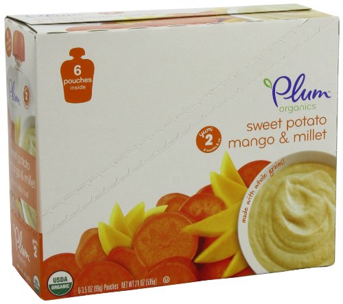 Plum Organics Sweet Potato Mango Millet Yoghurt 3.5 Oz (Pack of 6) at Sears.com