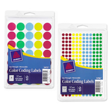 SPR Product By Avery Consumer Produs - See-Thru Color Dot Labels 1/4" Round 860 Assorted at Sears.com